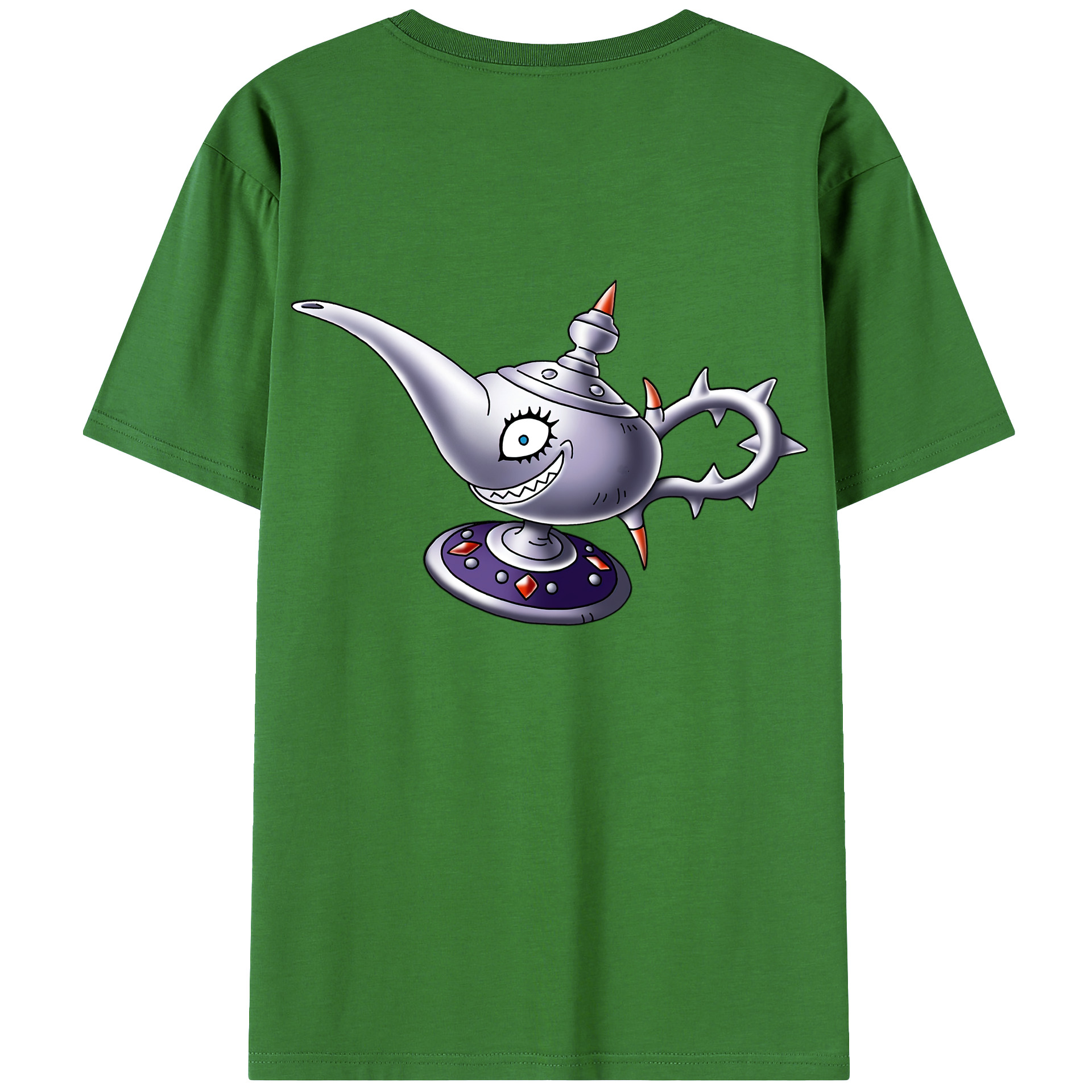 （画像用） ドラゴンクエスト Doragon Kuesuto Dragon Quest レディース半袖Tシャツ(バックプリント)